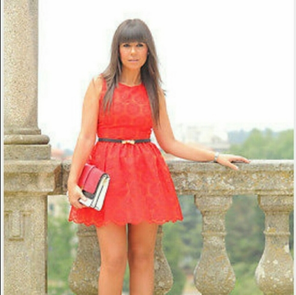 Zara red sheath party dress - Picture 1 of 13